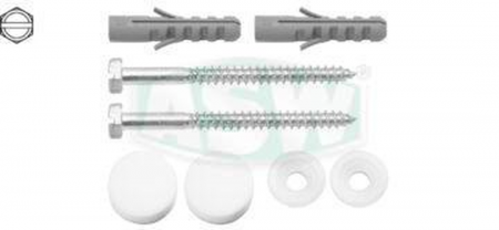 Adolf Schmidt 480055 STEDO Pan Fixation Set with White Caps