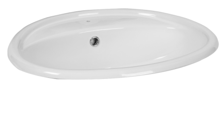 Betta Elite / WE0008A - White 580x485mm Drop-In Basin