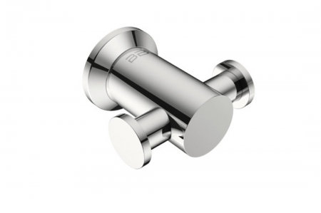 BBU SERIE 5600 / 5611POLS - Stainless Steel Polished Double Robe Hook