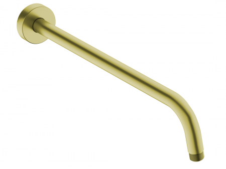 LQR Plus 1042BCGD Champagne Gold BR 400mm Shower Arm Round