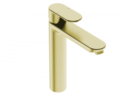 LQR Solace 1305BCGD Champagne Gold BR Basin Mixer 210mm