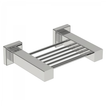 BBU SERIE 8500 / 8530POLS - Stainless Steel Polished Single Soap Rack