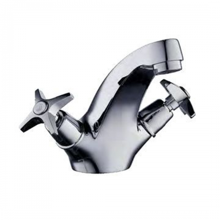 Cachet Dalby 99010DA - Chrome Basin Mixer Cast Spout Solid