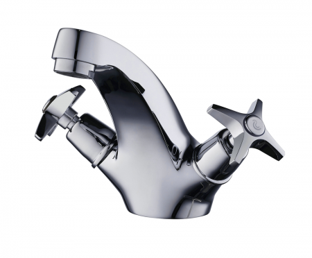 Cachet Dalby 99010DA - Chrome Basin Mixer Cast Spout Solid