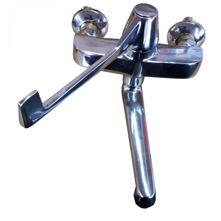 Cobra Elbow Action 507 - Chrome Walltype Mixer