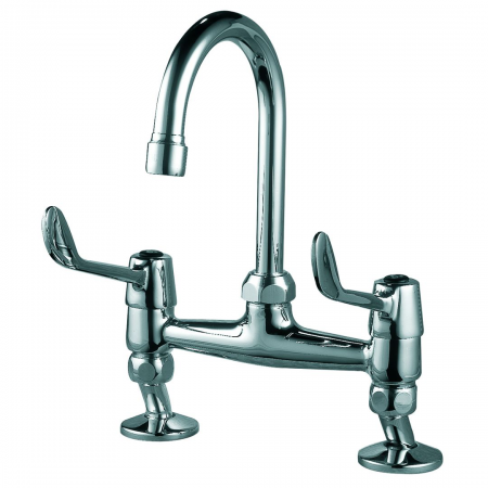 Cobra Elbow Action 515-21 - Chrome Pillartype Basin Mixer