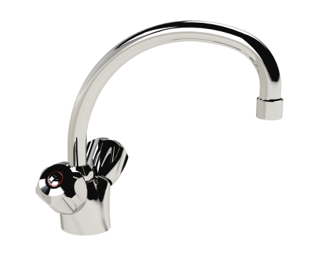 Cobra Stella 3396ST/NV Chrome 1-Hole Sink Mixer Med Pattern