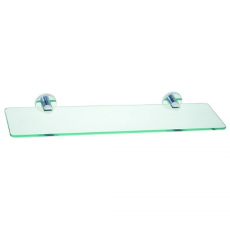 SERIE LOS ANGELES 16-LOS-GS00 - Chrome Glass Vanity Shelf