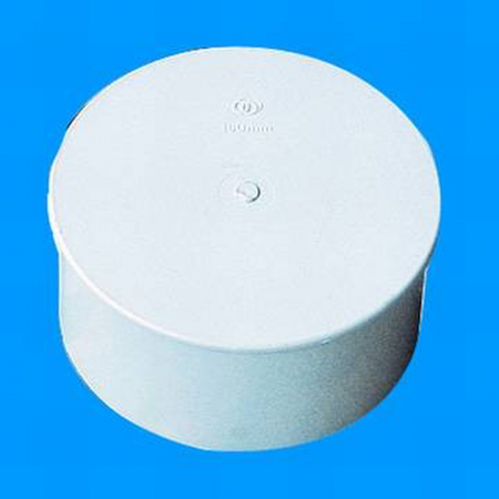 110mm Sv White Solvent Weld Male Stop End