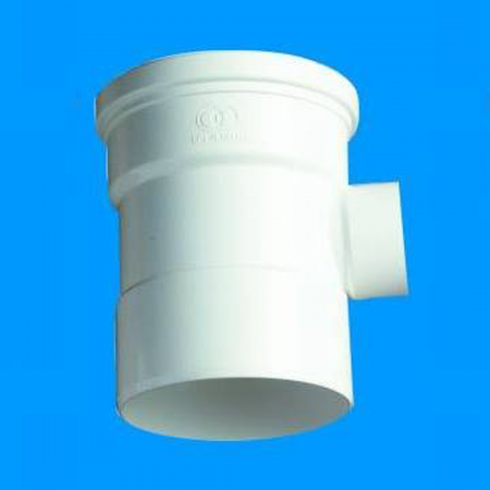 110mmx50mm/90 Sv White Plain Reducing Single Junction