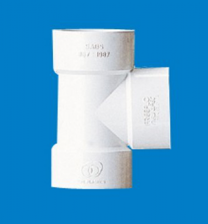 40mmx90 Sv White Plain Single Junction