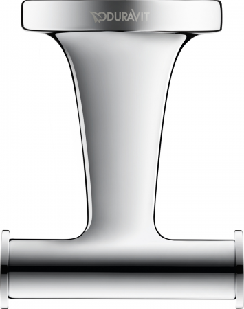 Duravit Starck T 0099301000 Double Robe Hook Chrome