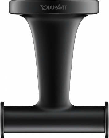 Duravit Starck T 0099304600 Double Robe Hook Matt Black