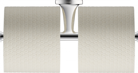 Duravit Starck T 0099381000 Chrome Paper Holder Double