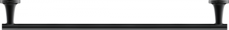 Duravit Starck T 0099424600 600mm Matt Black Bath Towel Rail