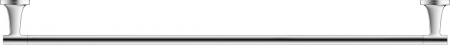 Duravit Starck T 0099431000 800mm Chrome Bath Towel Rail