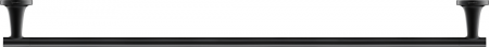 Duravit Starck T 0099434600 800mm Matt Black Bath Towel Rail