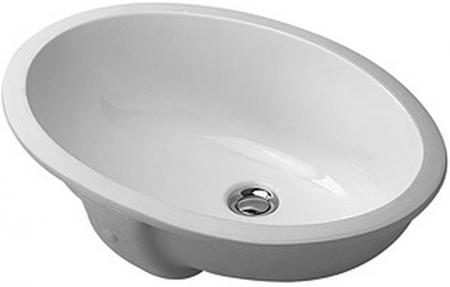 Duravit Dune 0439560051 555x400mm Oval Basin Underslung