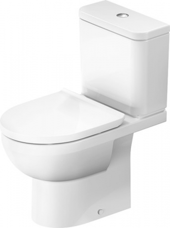 Duravit No.1 218309 00 002 - White Close Couple Pan Rimless