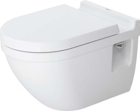 Duravit Starck 3 2200090000 Wall Hung Pan w/ visible Fixation