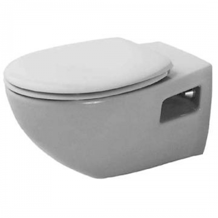 Duravit DuraPlus 254709 00 00 - White Back Entry Wall Hung Pan