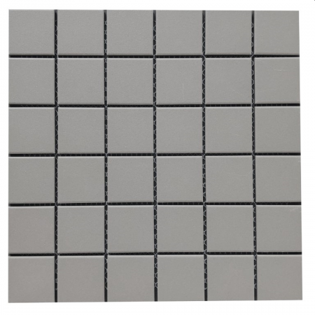 Global Stone GS-CR038 Mid Grey Full Bodied Mosaic 306x306mm