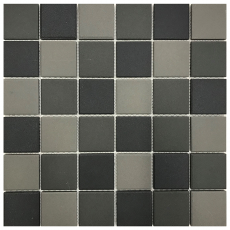 Global Stone GS-CR044 Mid Dark Charcoal Full Bodied Mosaic 306x306mm