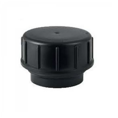Geberit 365.750.16.1 HDPE 75mm threaded connector with screw cap