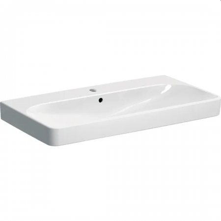 Geberit Smyle Square 500.251.01.1 90cm Wallhung Basin w/ Tap Hole