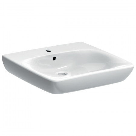 Geberit Selnova Square 500.302.01.1 Comfort Basin 55cm 1TH Wall Hung