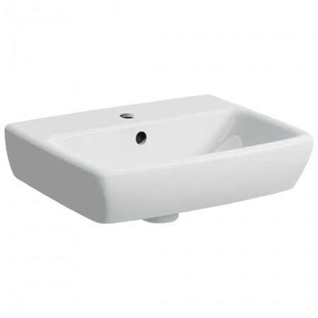 Geberit Selnova Square 500.322.01.1 Basin 45cm One Tap Hole Wall Hung