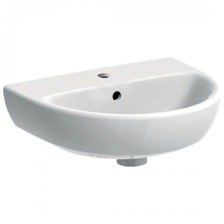 Geberit Selnova 500.324.01.1 Basin 45cm One Tap Hole Wall Hung