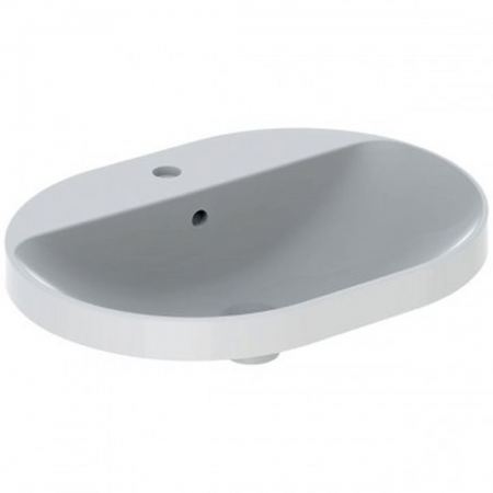 Geberit 500.732.01.2 Eliptic Counter-top Basin with Overflow