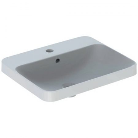 Geberit 500.740.01.2 Rect. CT Basin with Tap Platform with Overflow