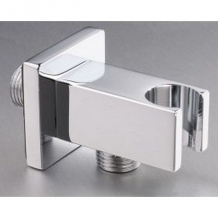 Gio WA-002 Chrome Wall Outlet with Bracket