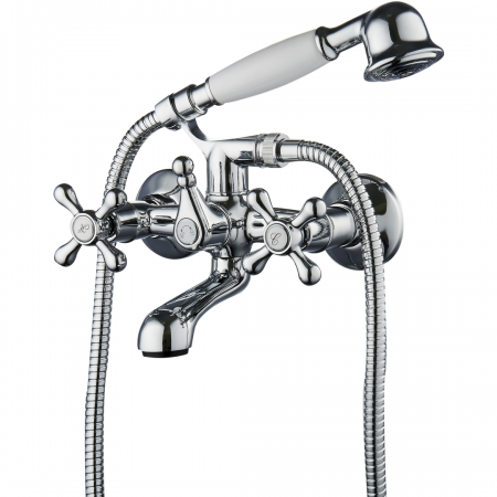 HNC Breo BRE016Q Exposed Bath Mixer Complete Chrome Quarter Turn