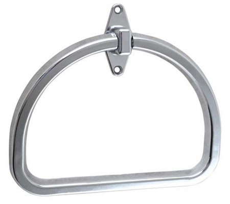 HALCAST 165 - Chrome Towel Ring incl Fixation Set