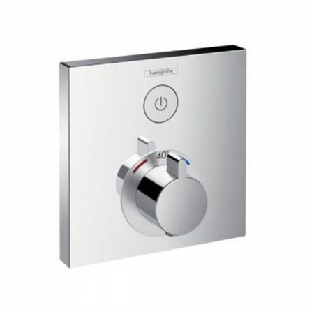 Hansgrohe ShowerSelect 15762-000 Thermostatic Mixer Finish Set 1-Funct