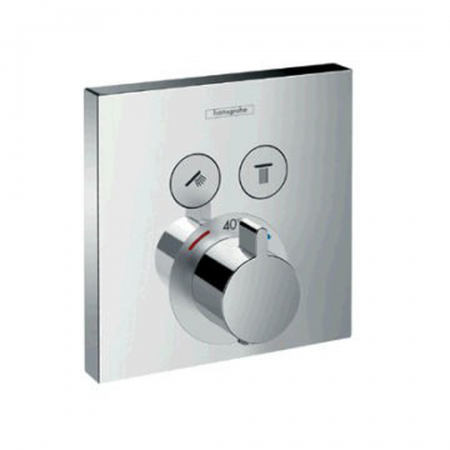 Hansgrohe ShowerSelect 15763-000 Thermostatic Mixer Finish Set 2-Funct