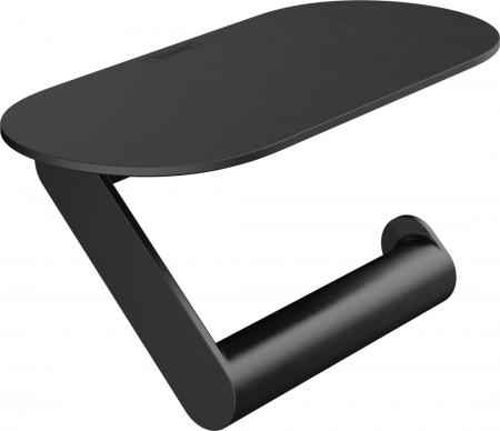 Hansgrohe WallStoris 27928670 Paper Roll Holder with Shelf Matt Black