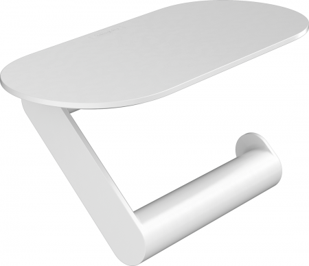 Hansgrohe WallStoris 27928700 Paper Roll Holder with Shelf Matt White