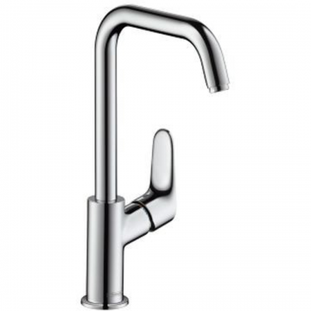 Hansgrohe Focus 31609-000 Basin Mixer 240 Swivel Spout Pop-up Waste Ch