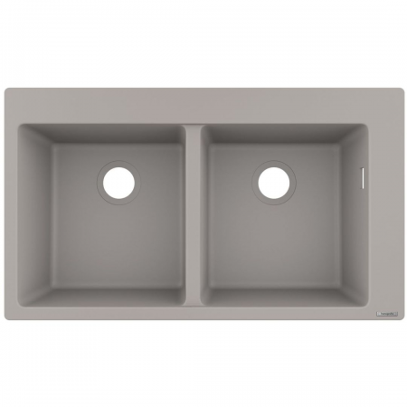 Hansgrohe S510 43316380 Drop-in Sink 880x510 Concrete Grey