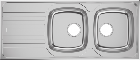 Hansgrohe S210 43351800 Drop-in Sink Steel 1160x500 with Strainer