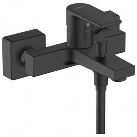 HGR Vernis Shape 71450-670 Bath Mixer Exposed Matt Black