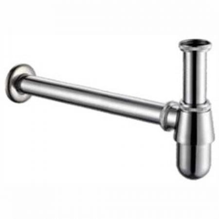 HNC Bottle Trap Round with S/S Tail Pipe HCBTT Chrome