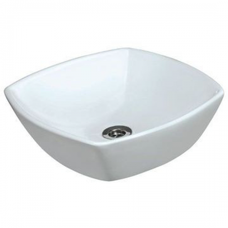 Jaquar Aria ARS-WHT-39901 Basin CT Square Curved 420mm White