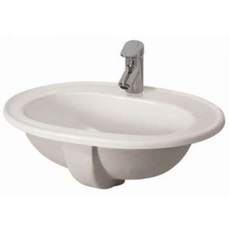 Lecico Sarah - White 535x420mm Drop-In Basin