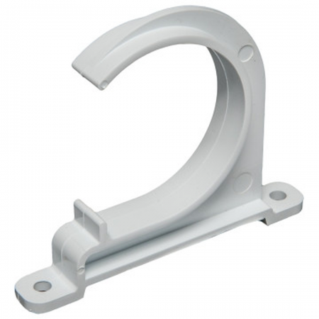 50mm Sv White uPVC Pipe Clip