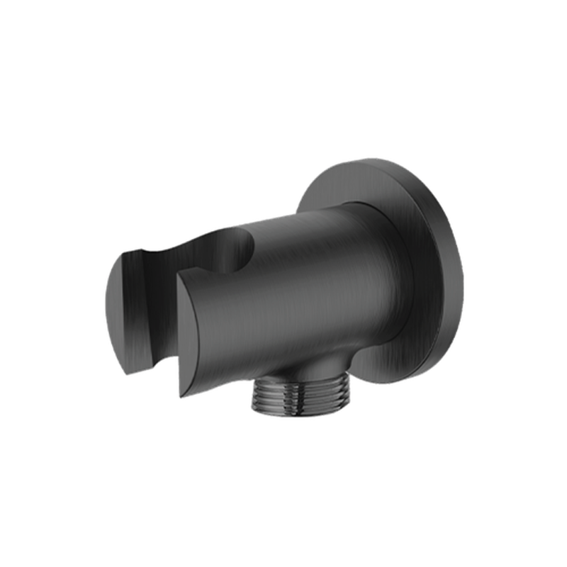 Meissen Edge Miela EWO12RB Round Cradle and Wall Outlet Double Black